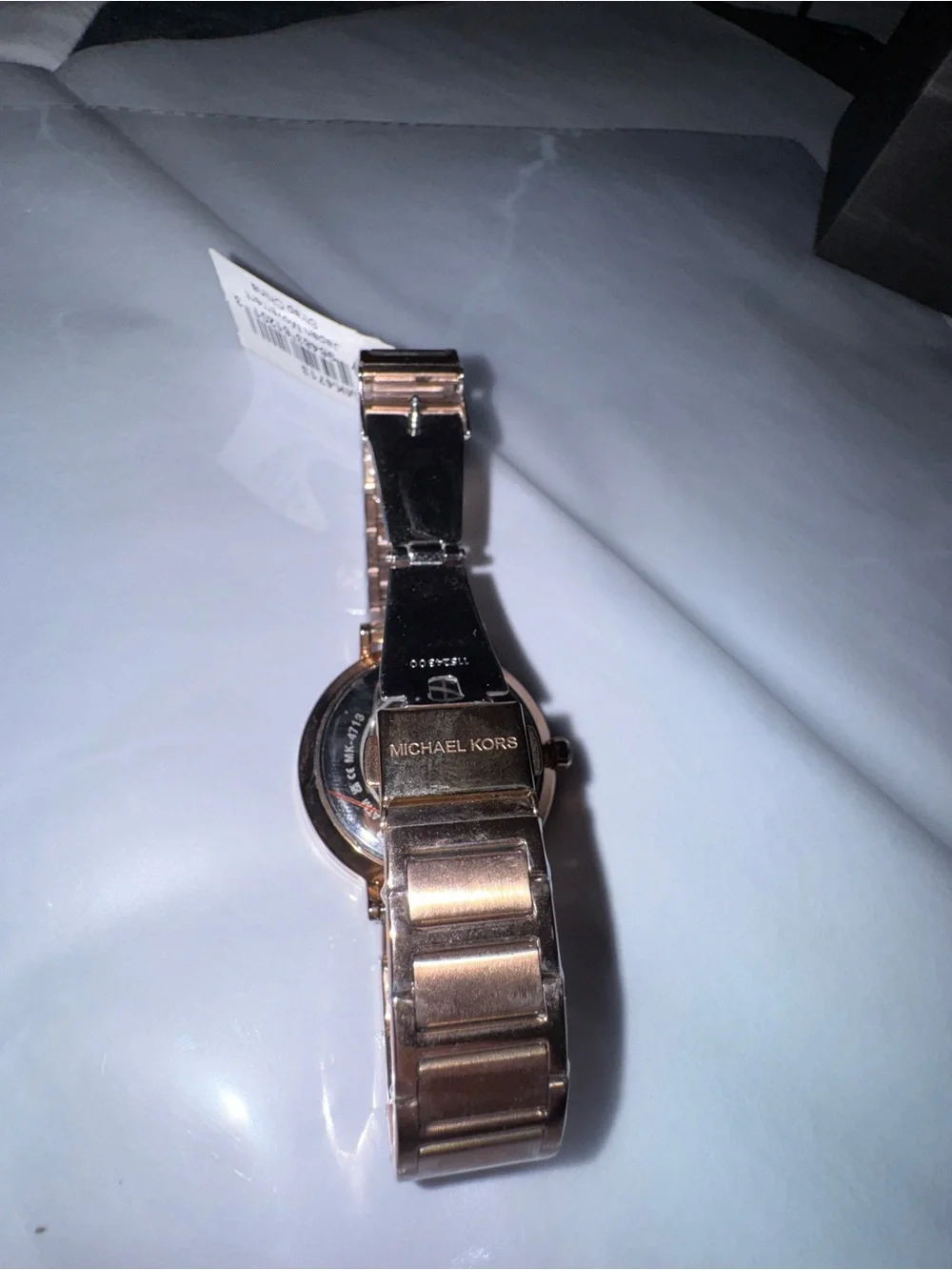 Michael Kors Addyson Rose Gold Logo Watch MK4713✨